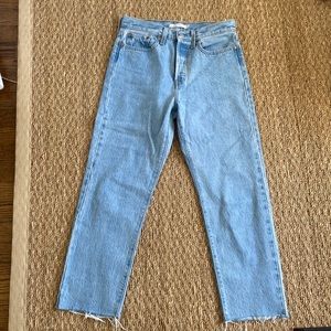 Levi’s Wedgie Straight Light Wash Jeans
